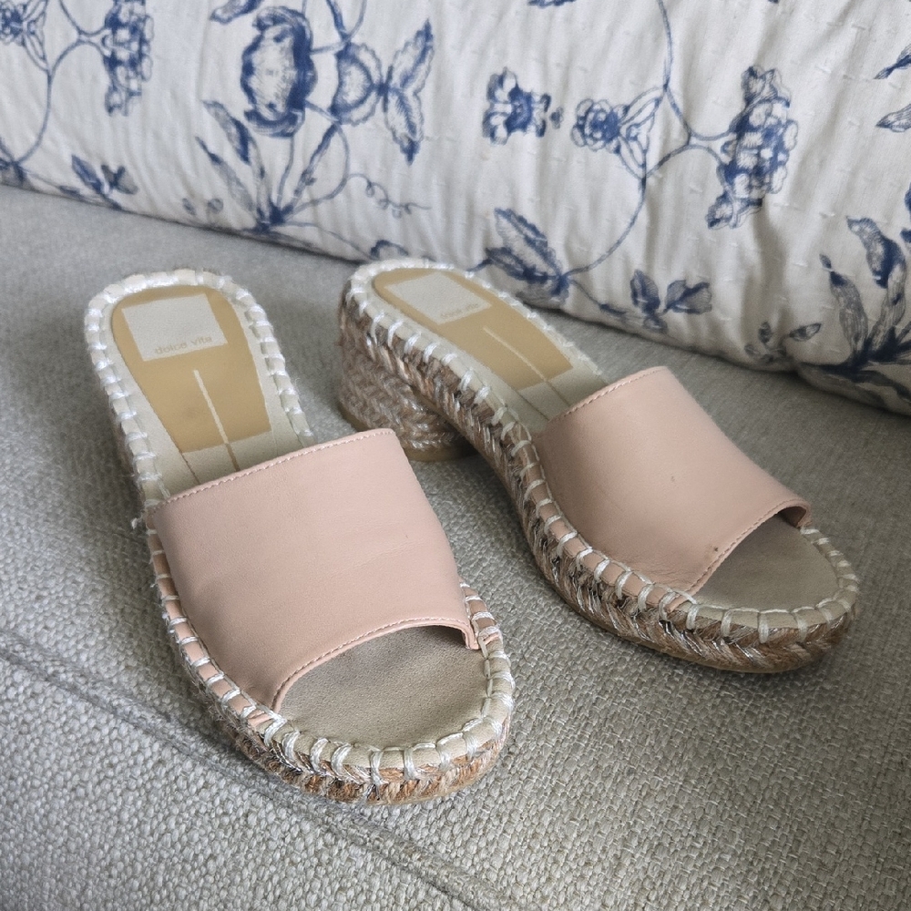 Dolce Vita Blush Espadrille Slip-On Shoes